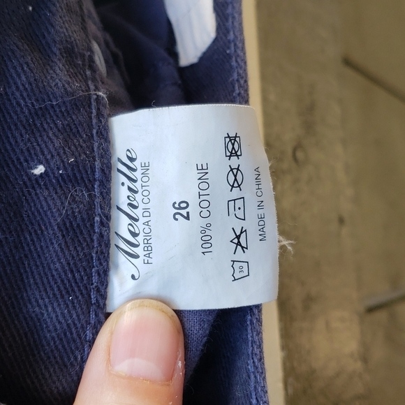 Brandy Melville Hi Rise Button Fly Distressed Denim Short 26 - Picture 11 of 12